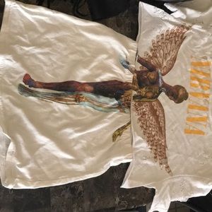 Nirvana crop top and skirt set